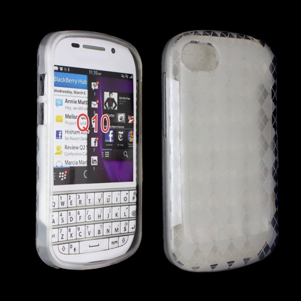 Wholesale Blackberry Q10 TPU Gel Case Clear